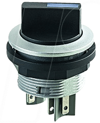 SWAL2 - Leucht-Wahlschalter - 2 S, silber