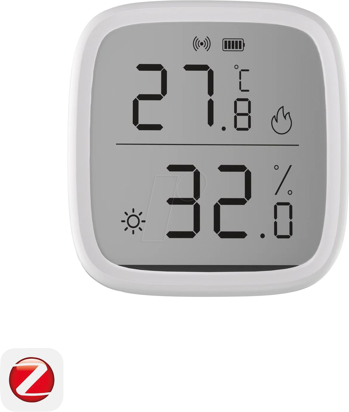 SON SNZB-02D - Temperatur-Feuchtigkeitssensor, Zigbee