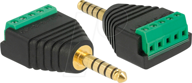 DELOCK 65948 - Adapter Klinke, Stecker > Terminalblock