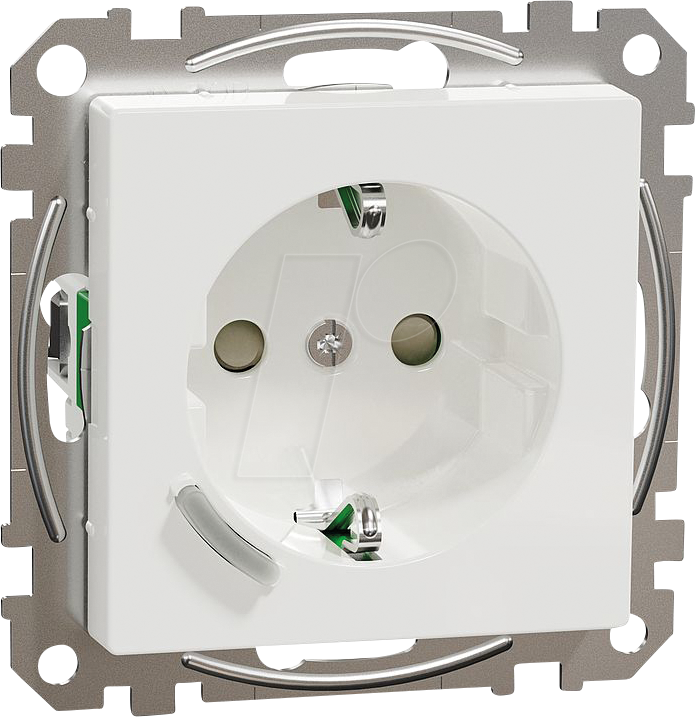 WISER 2380-0325 - Steckdose, 1-fach, aktivweiß, glänzend, Zigbee