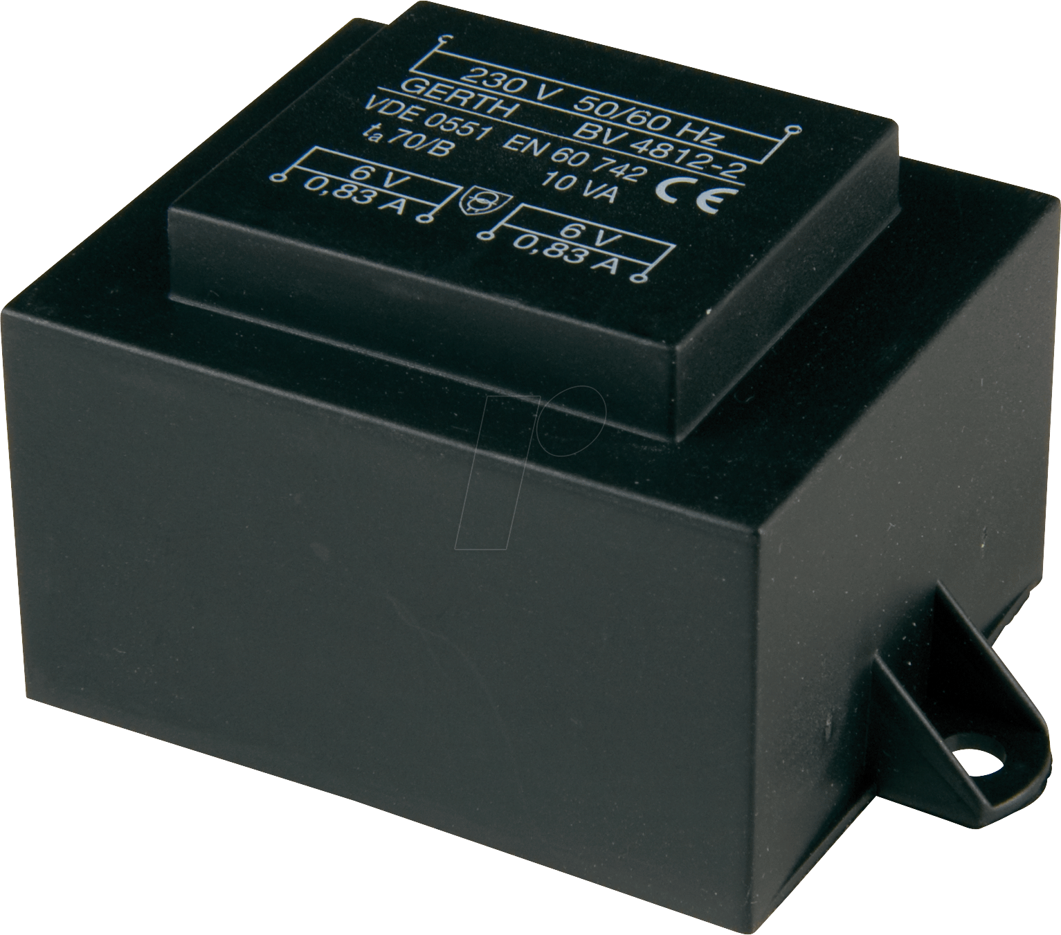 4808-1 - Printtrafo, 10 VA, 8 V, 1250 mA, RM 27,5 mm