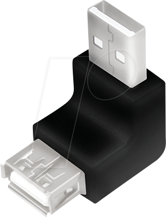 LOGILINK AU0025 - Adapter USB 2.0 A Stecker > A Buchse, 90°