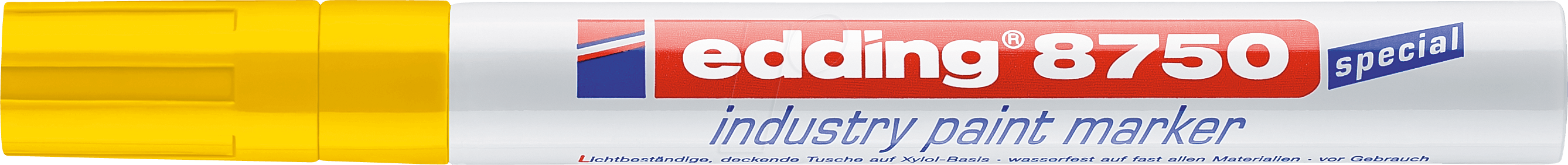 EDDING 8750GE - Industrie Lack Marker, 2,0-4,0 mm, gelb