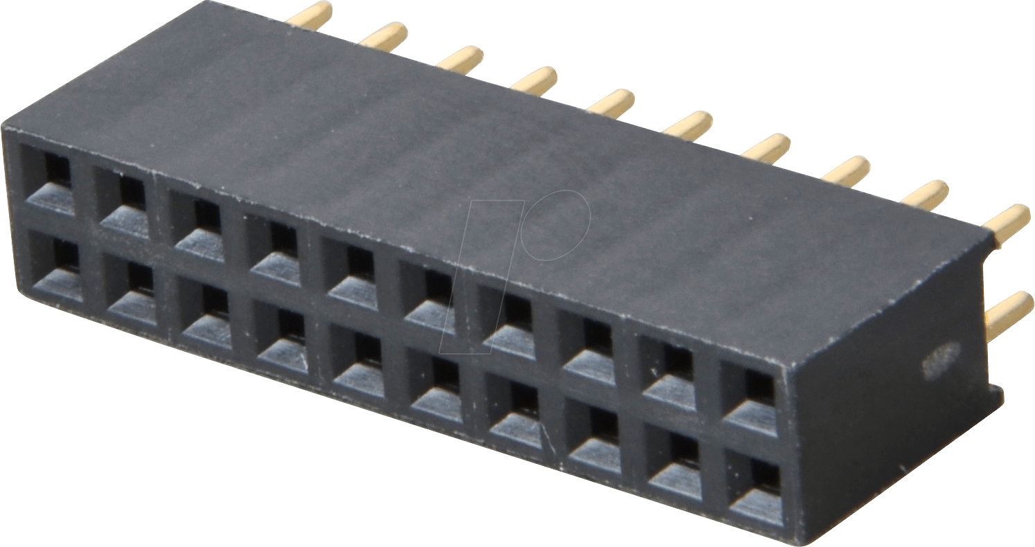 Thumbnail - MPE 094-2-020 - Buchsenleisten 2,54 mm, 2X10, gerade