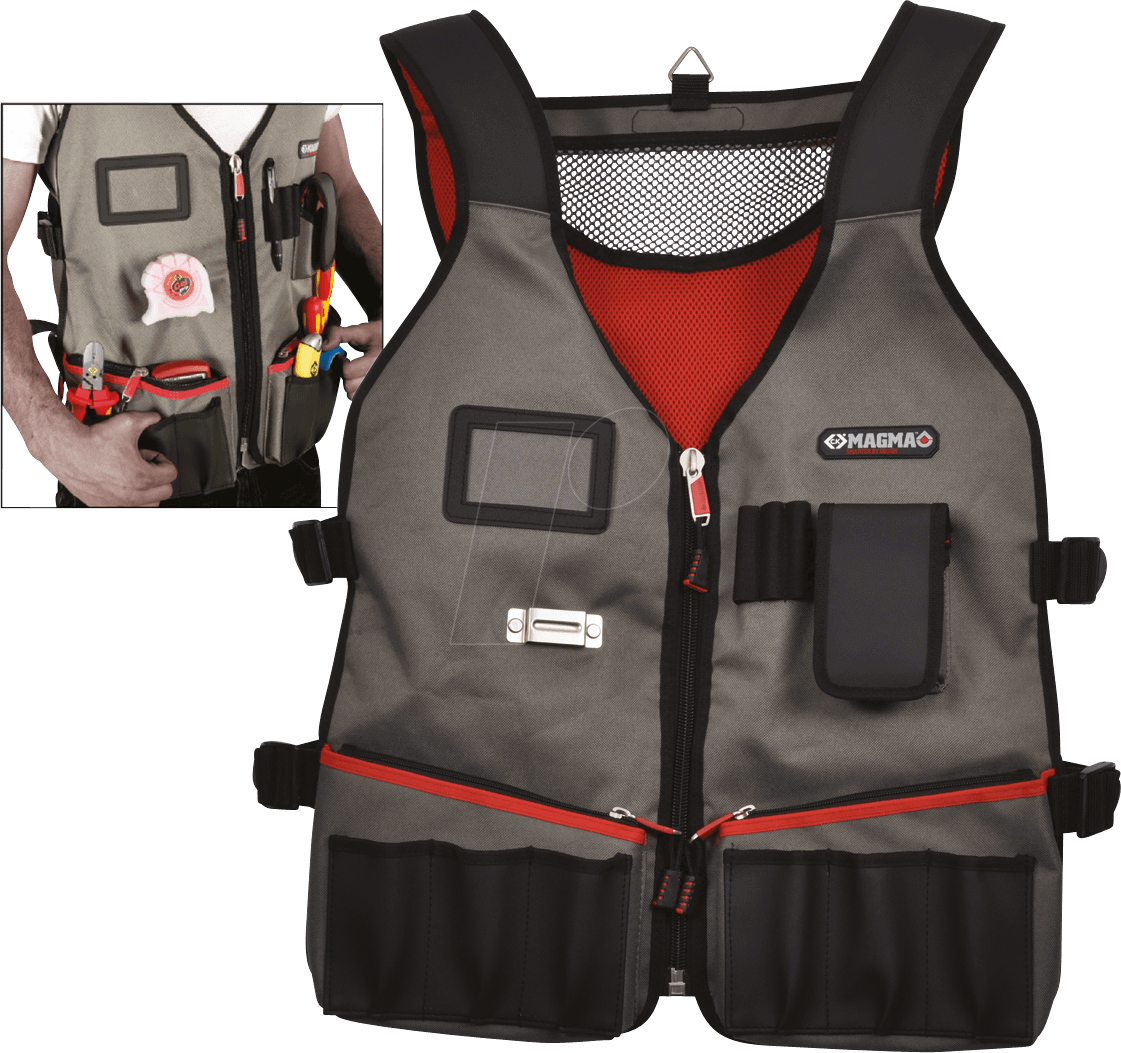 Thumbnail - WESTE MA2729 - Werkzeugweste, Polyester, xx mm