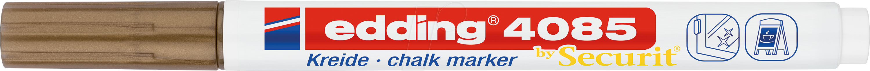 EDDING 4085KU - Kreidemarker, 1 mm - 2 mm, kupfer
