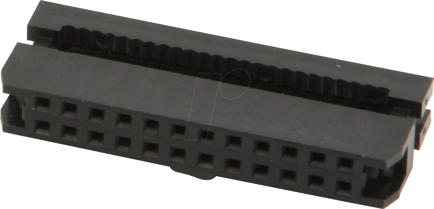 W+P 343-24 - Pfostenverbinder, RM 2,00mm, 24-polig