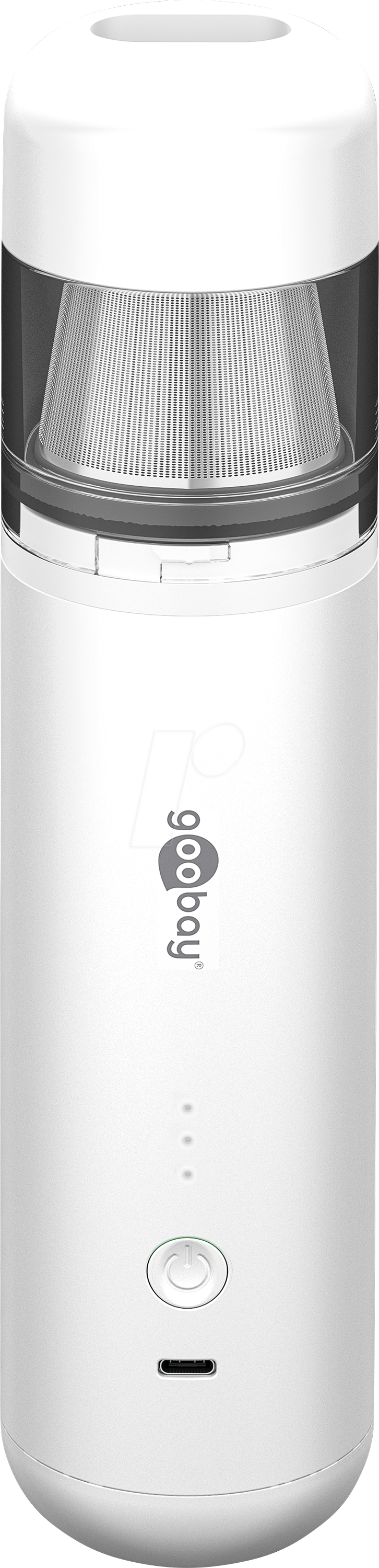 GOOBAY 77828 - Akku Handstaubsauger 80W, beutellos, 3 Stufen, mit 10 Aufsätzen