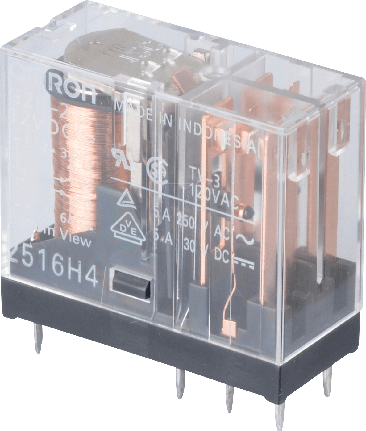 Thumbnail - G2R 2W 12DC - Printrelais - 2 Wechsler, 5 A, 12 V DC