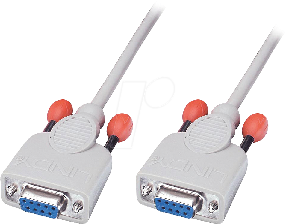 LINDY 31573 - Nullmodemkabel 9-polig auf 9-polig, 2,0 m