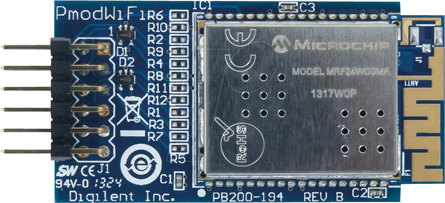 DIGIL 410-194 - Pmod WiFi: WiFi-Schnittstelle 802.11g