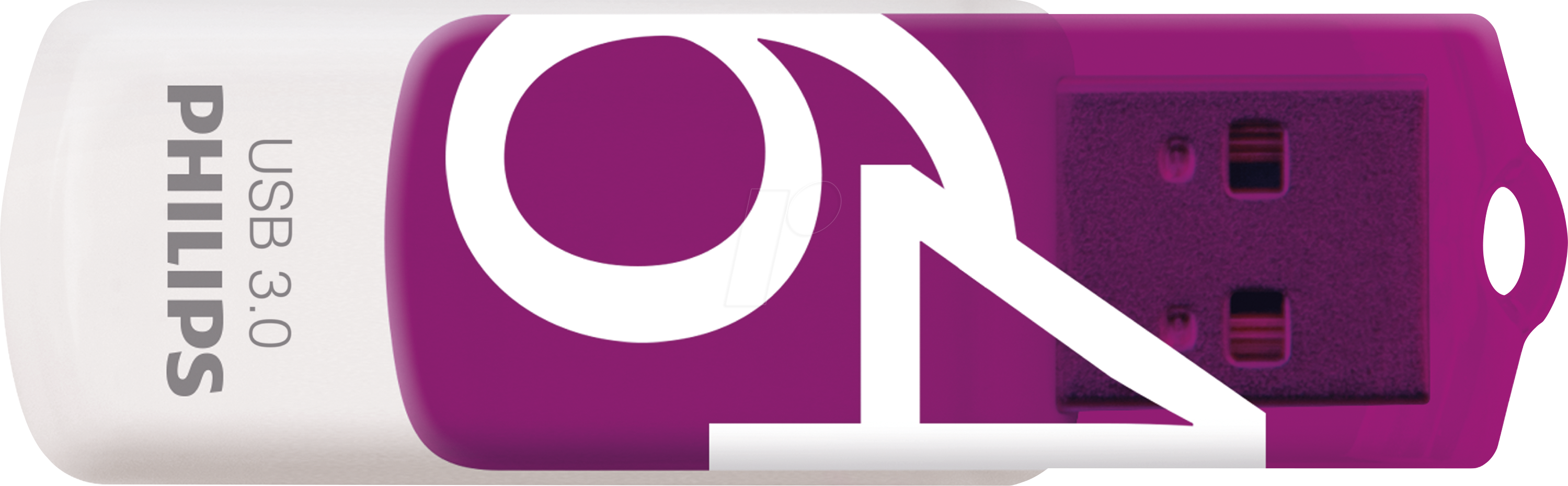 PHI FM64FD00B - USB-Stick, USB 3.0, 64 GB, Vivid Edition Magic Purple