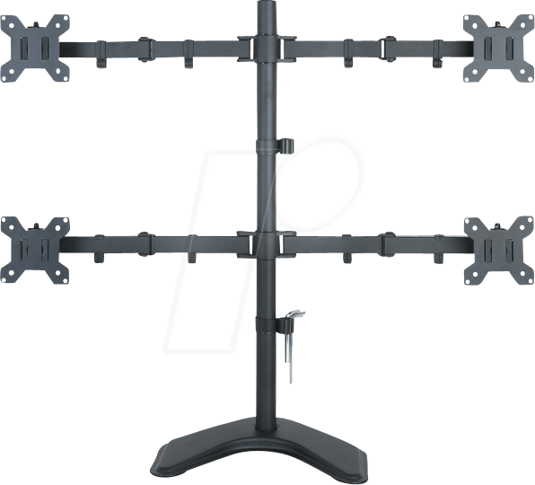 ICA-LCD-2540 - Monitorhalter 4x LCD 13” - 27” Standfuß