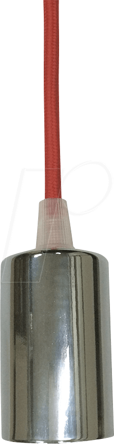 VT-3791 - Hängeleuchte, E27, rund, chrom, rot