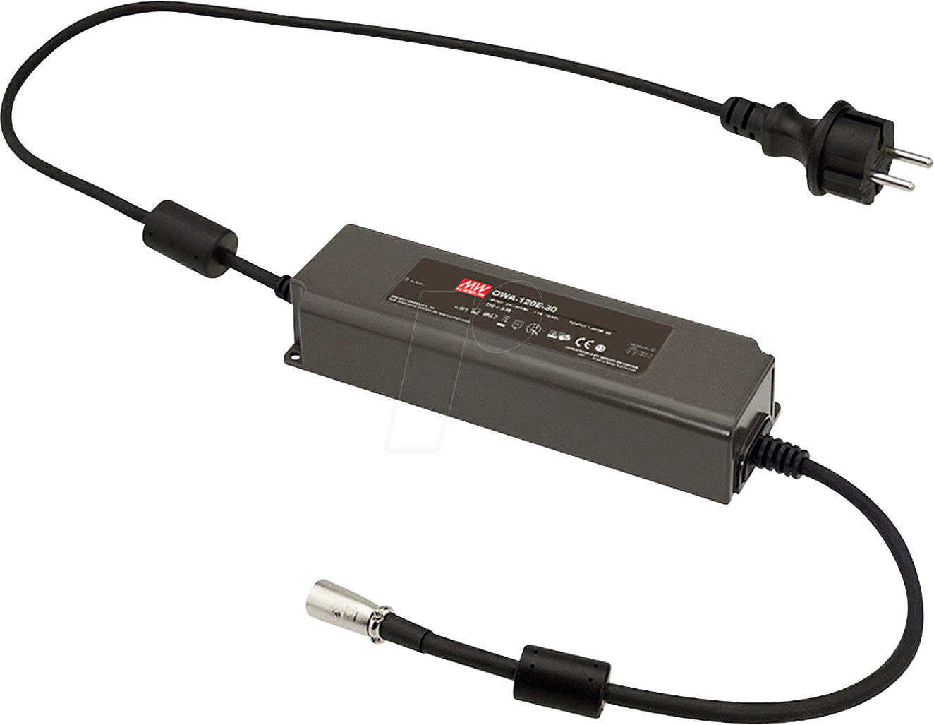 Thumbnail - MW OWA-120E-12 - Tischnetzteil, 115 W, 12 V, 9,6 A