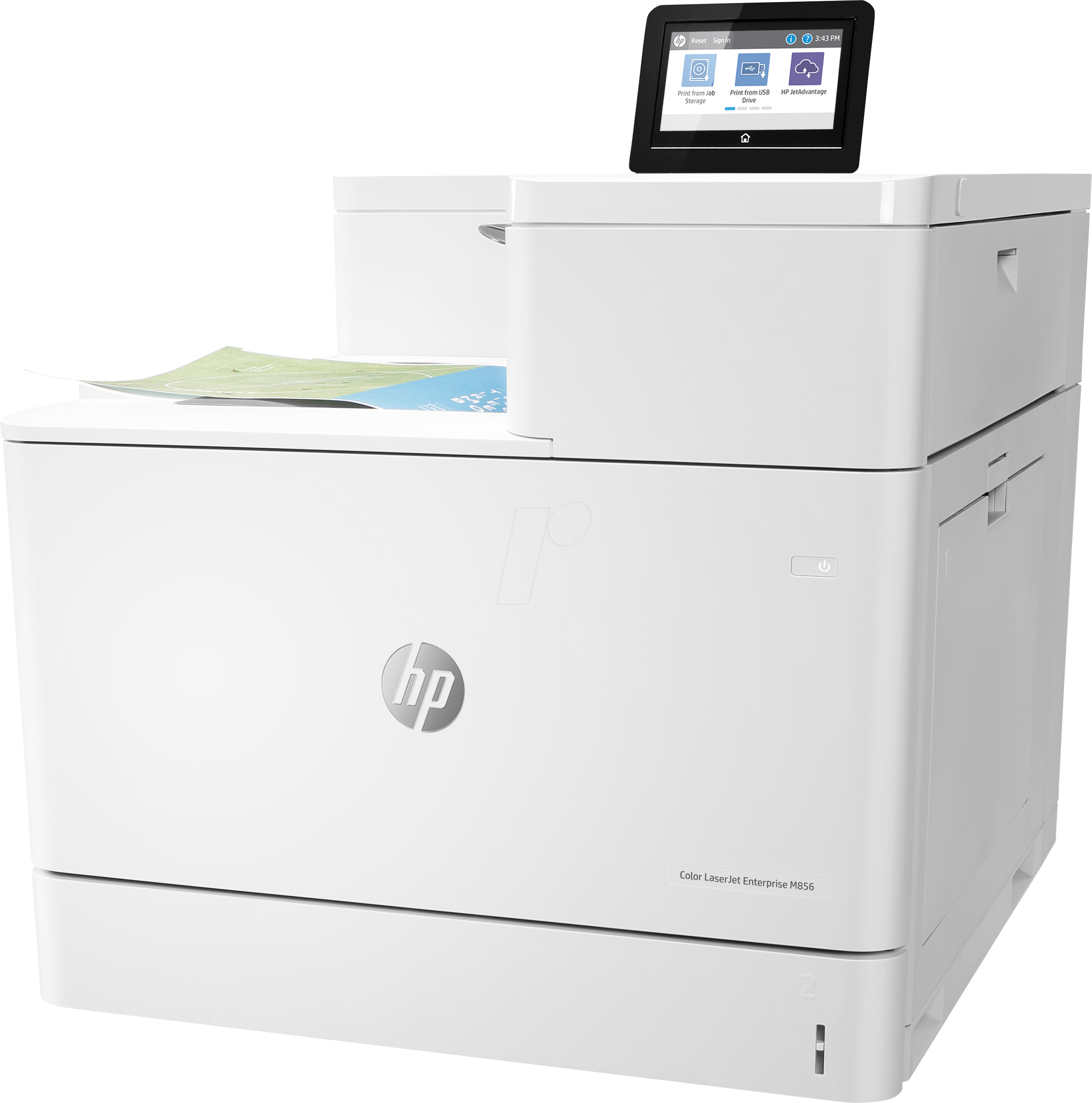 HP T3U51A - Laserdrucker, Color, A3, LAN, Duplex, 56 S/min, inkl. UHG