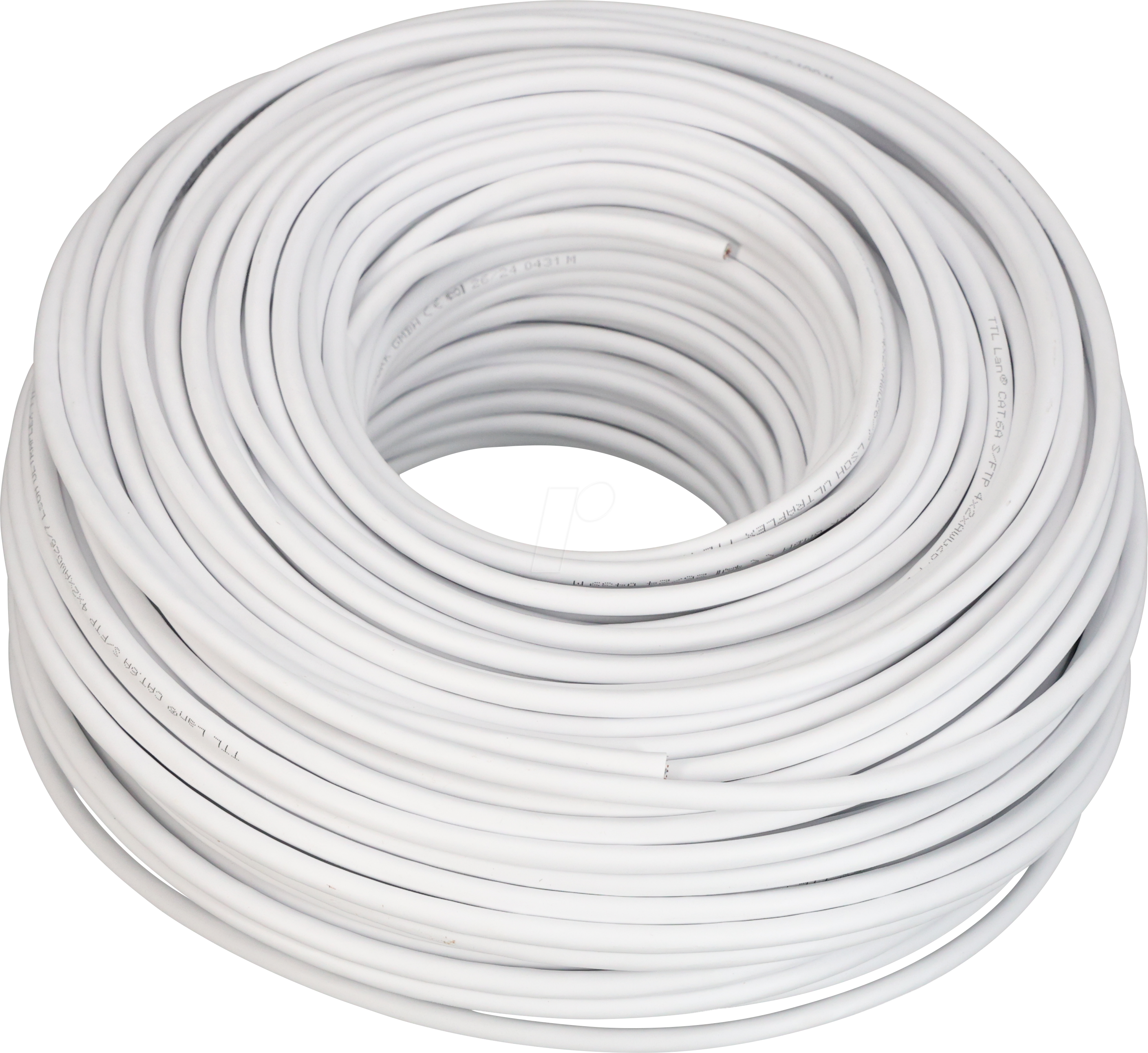 TTL 1802-100R-UF - Patchkabel, Cat.6a, S/FTP, UltraFlex, 100 m, weiß