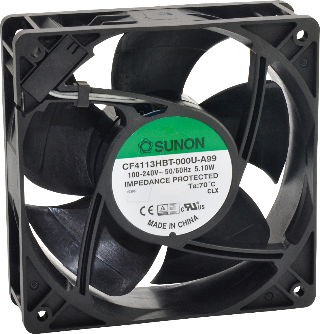 CF4113MBT-000U-A - Lüfter, 115/230VAC EC, 120x120x38mm