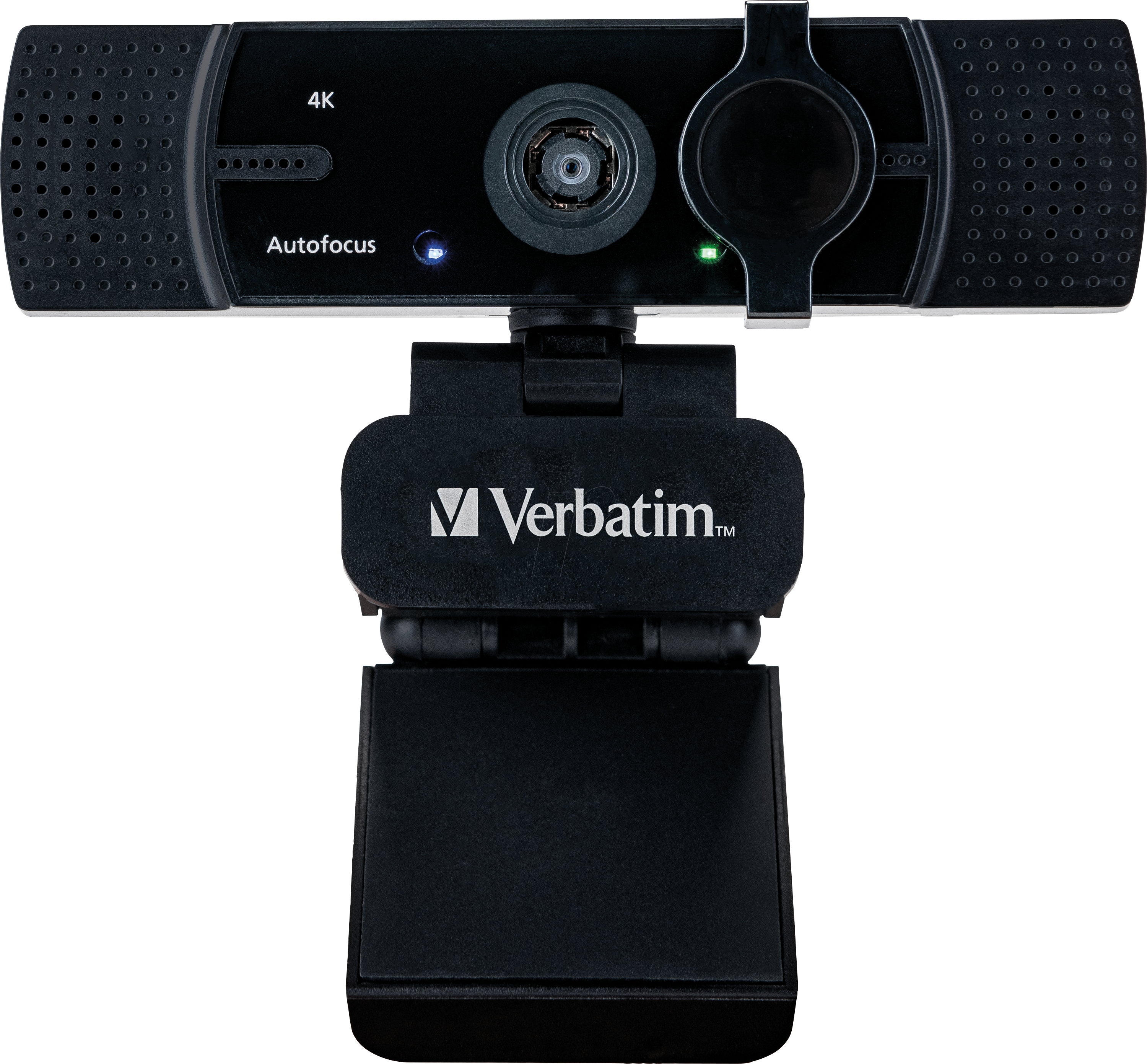 VERBATIM 49580 - Webcam inkl. Mikrofon, 4k UHD, Autofokus