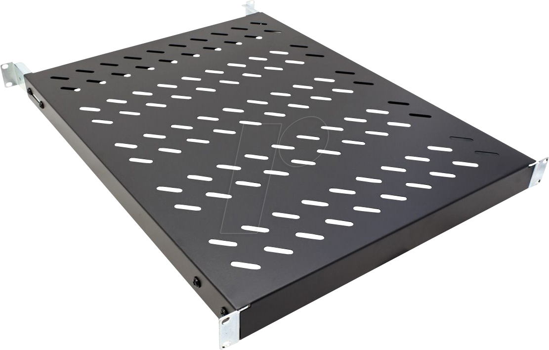 VALUE 26990417 - 19'' Fachboden, 1 HE, tiefenvariabel, schwarz