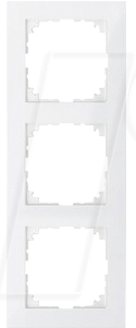 EL MPU 4030-3619 - M-PURE, Rahmen, 3-fach, polarweiß, glänzend