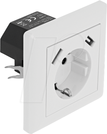 DELOCK 11473 - Einbausteckdose mit 2x USB Ladeport 2x 2,8 A