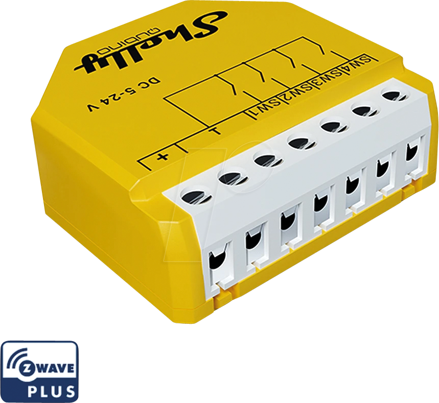 Thumbnail - SHELLY WAVE I4DC - Shelly Qubino Wave i4 DC