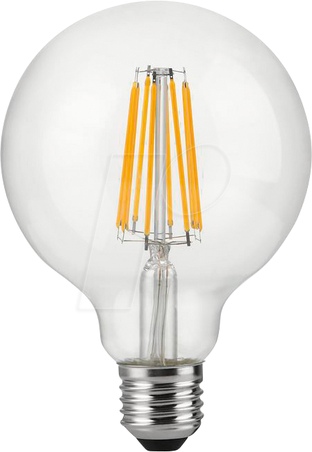 SCHI LX023880902 - LED-Lampe E27, 10 W, 1055 lm, 2500 K, Filament, dimmbar