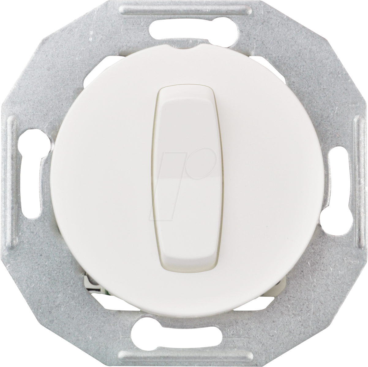 ELSO WDE011021 - Universalschalter mit Zentralplatte weiss RENOVA