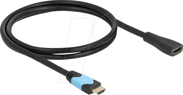 DELOCK 81997 - HDMI A Stecker > Buchse, 8K 60Hz, 48 Gb/s, 1 m
