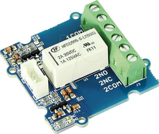 GRV RELAY 2 COIL - Arduino - Stromstoßrelais, 2 Spulen, HFD2-L, Grove-Anschluss