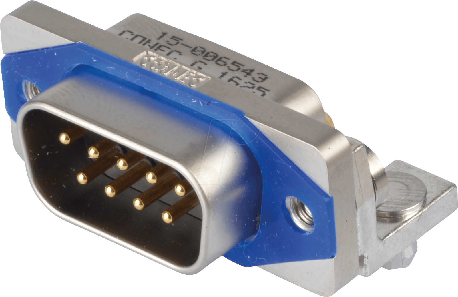 D-SUB ST09 GE - SlimCon D-Sub - Stift, 9-pol, IP67, PCB-Clip