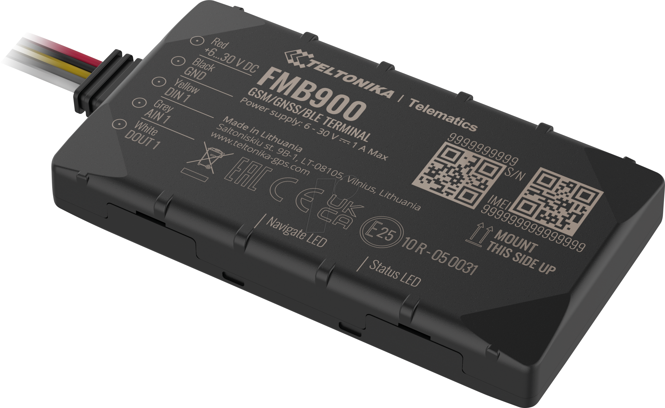 TELTONIKA FMB900 - Smart Tracker, GNSS, GSM, Bluetooth, CAN Daten