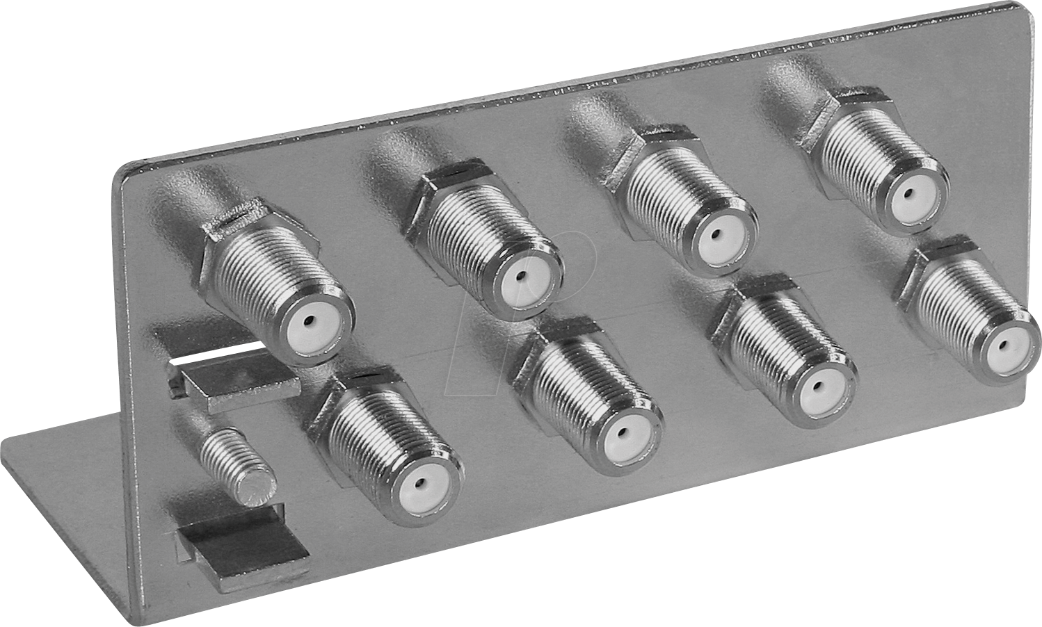 QEW 8-50 - Erdungswinkel, zweireihig, 8-fach