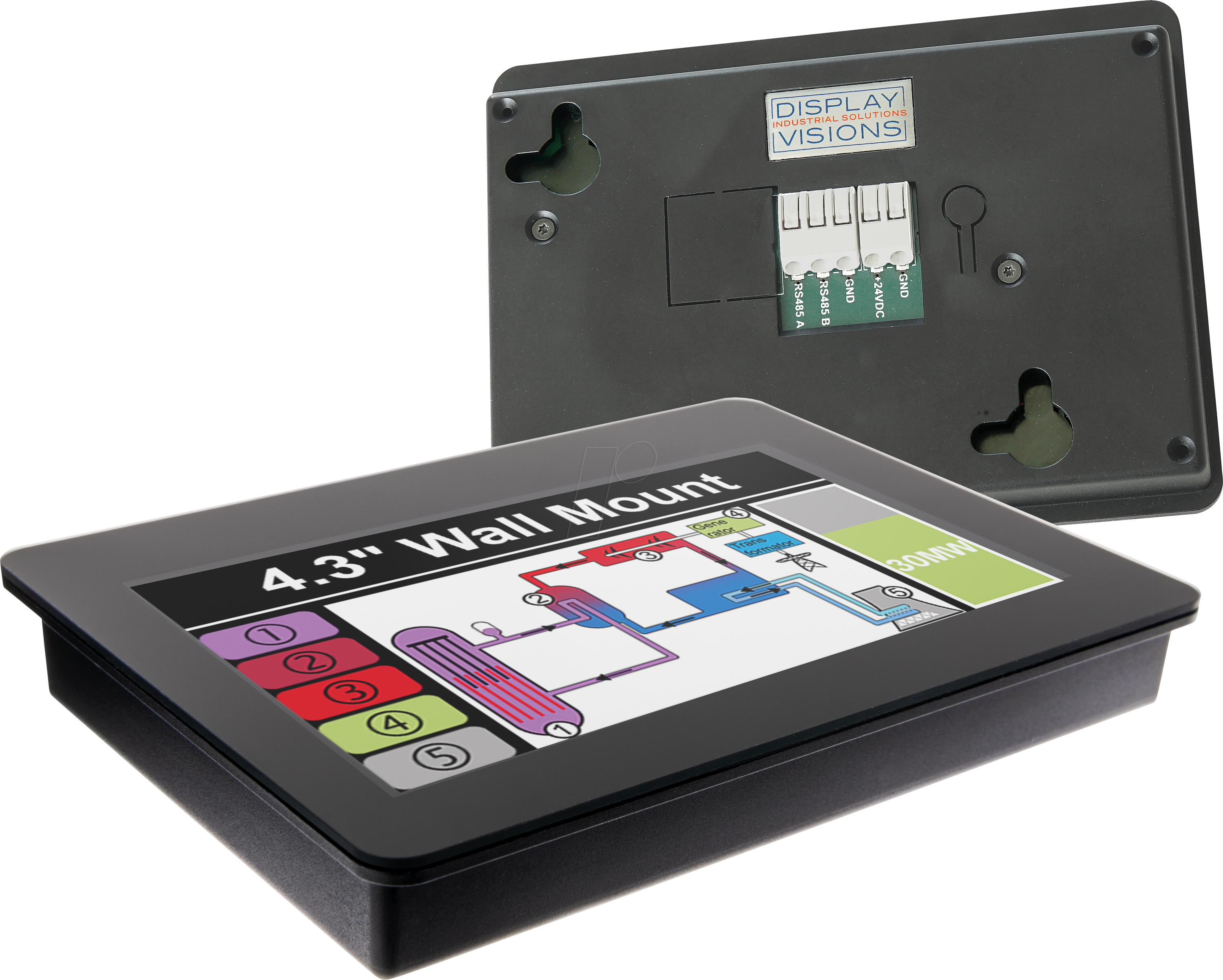 EA PLCS43-DS - 4,3''-Satellit-Touch-Panel für EA PLC