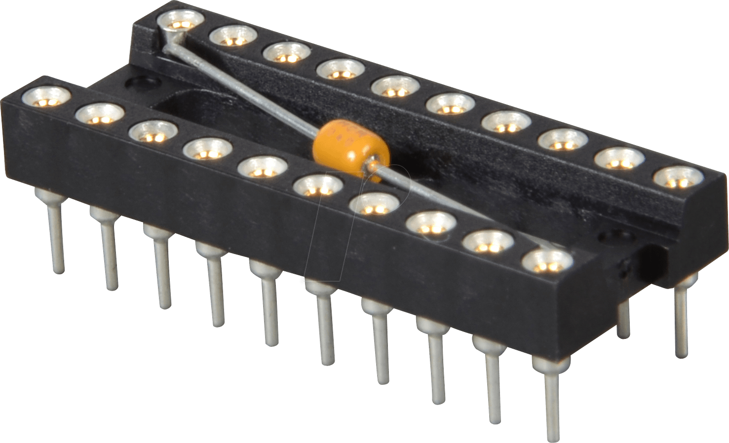 GS-KO 20P - IC-Sockel, 20-polig, mit Abblockkondensator