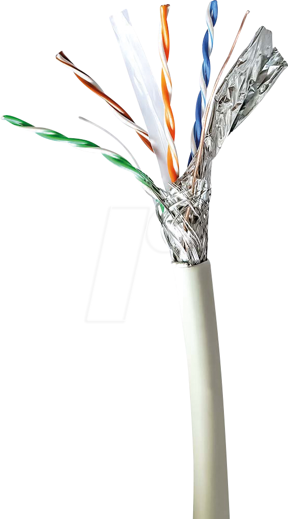 N CCBG8538GY305S - Cat.6a Netzwerkkabel, S/FTP, grau, 305 m