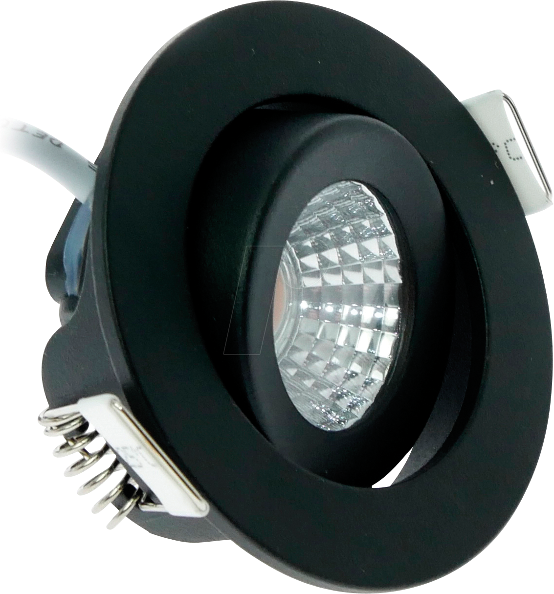 Thumbnail - ECO-DIM 10062 - LED Einbaustrahler, dimmbar, 5 W, 450 lm, 2700 K, schwarz, rund