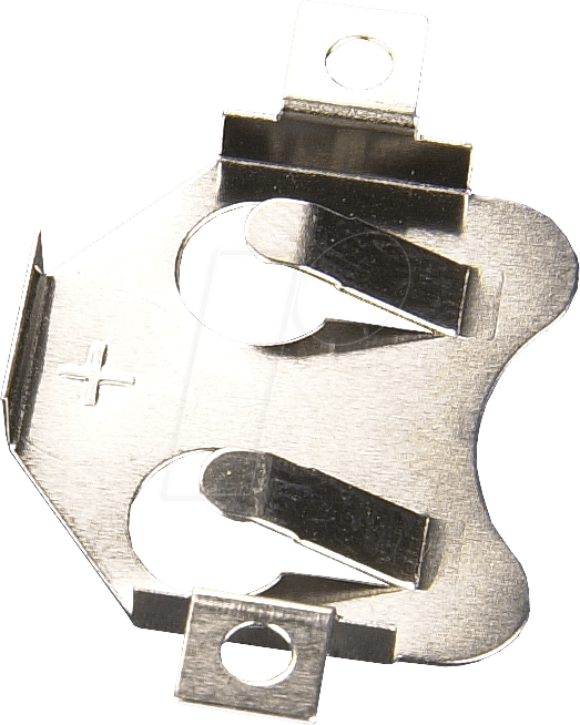 KZH 20SMD - Knopfzellenclip für Ø 20 mm, SMD