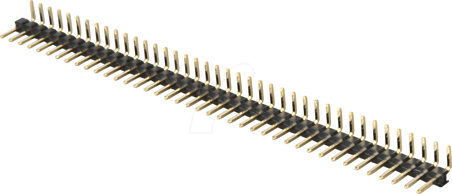 MPE 332-1-040 - Stiftleisten 2,00 mm, 1X40, gewinkelt