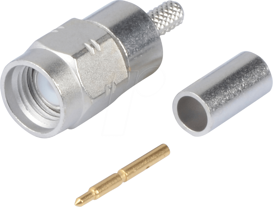 R 124 072 - SMA-Stecker, RD316, gerade, crimp