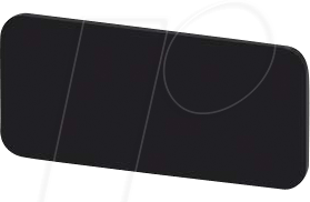 BZS SW - Bezeichnungsschild, schwarz, ohne Aufdruck