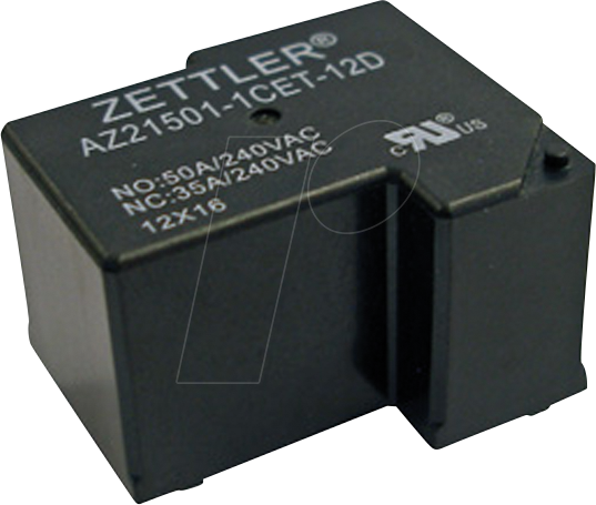 AZ21501-1CET-12 - Hochstrom-Relais, 12 V DC, 50 A, 1 CO
