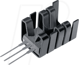 FK 237 SA 220 O - Kühlkörper, 19,1 mm, Alu, 21 K/W, TO-220