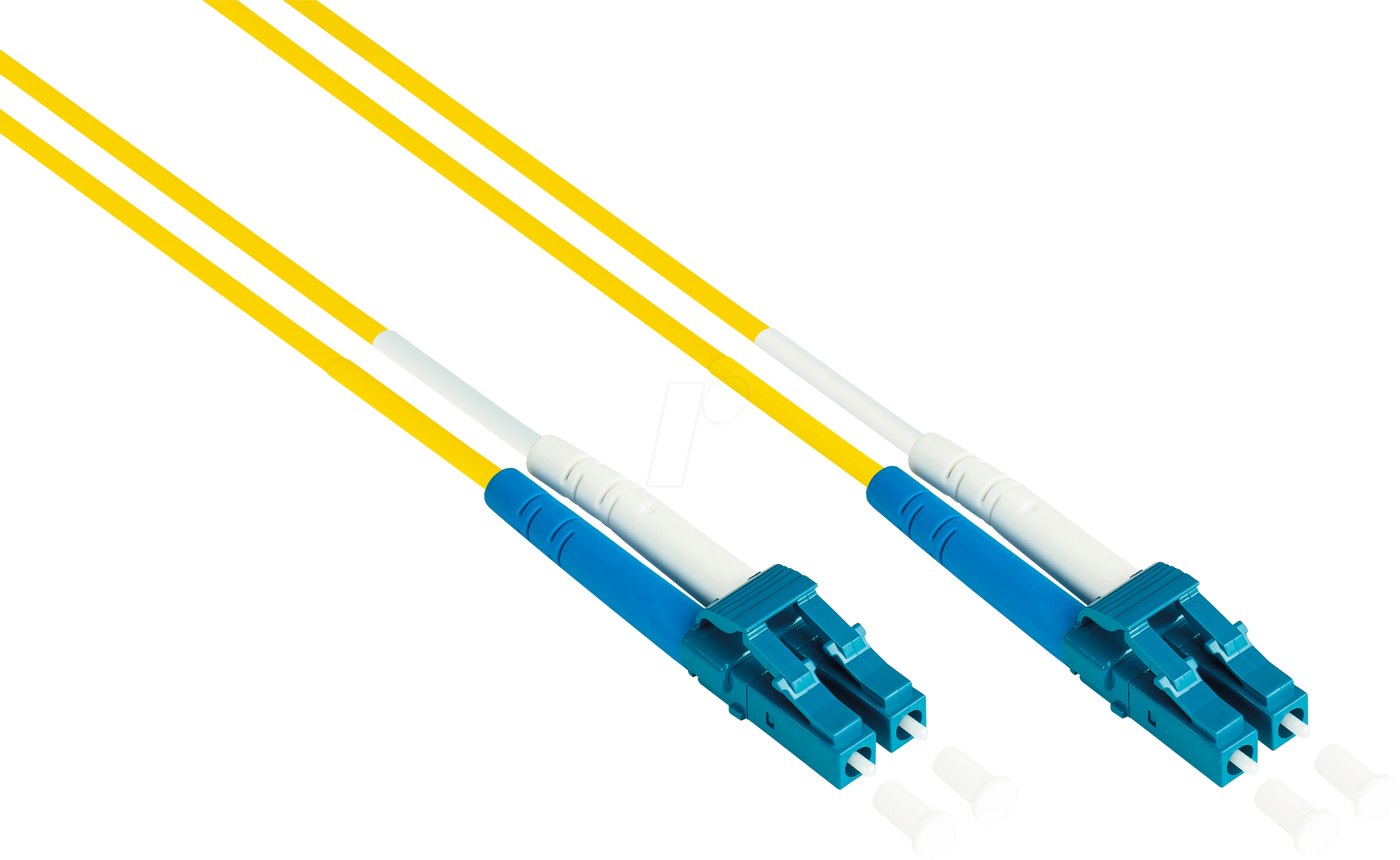 GC LW-920LC - Patchkabel LWL Duplex OS2 9/125µ LC/LC, 20 m, gelb
