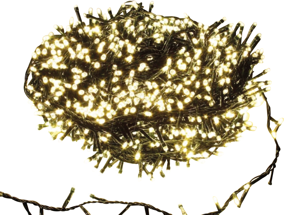 STL-34150024VUW - LED-Lichterkette, 34 m, 1500 LEDs, warmweiß, 230 V