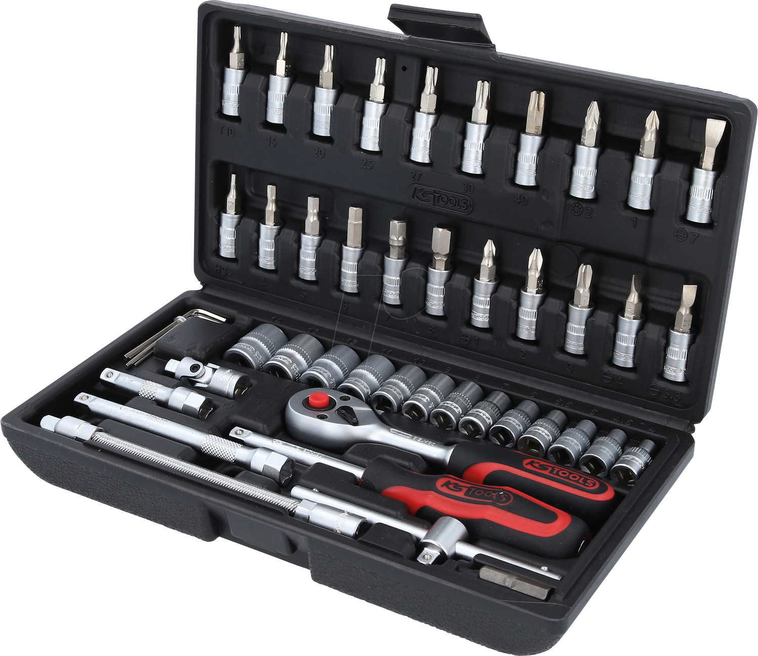 Thumbnail - KS 911.0646 - 1/4'' Steckschlüssel-Satz, 46-teilig