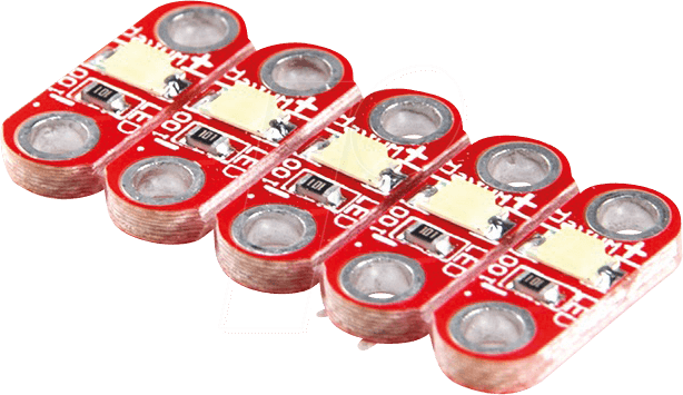 DEBO LED LILYPAD - Entwicklerboards - LED LilyPad, 3-5 V, 5 Stück