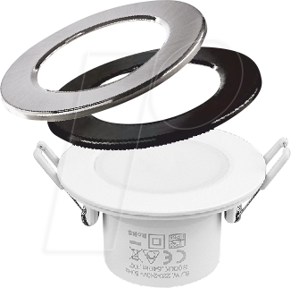 HEIT 501457 - Einbaustrahler, 6,7 W, 550-610 lm, 3000/400/6500 K, dimmbar, IP6