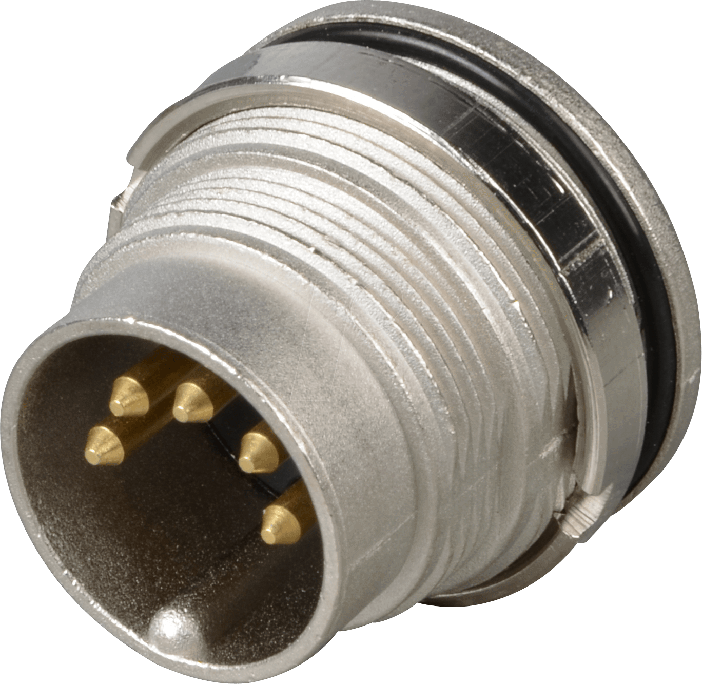 Thumbnail - LUM 0315-05 - Einbaustecker, Rückseitenmontage, IP68, 5-polig